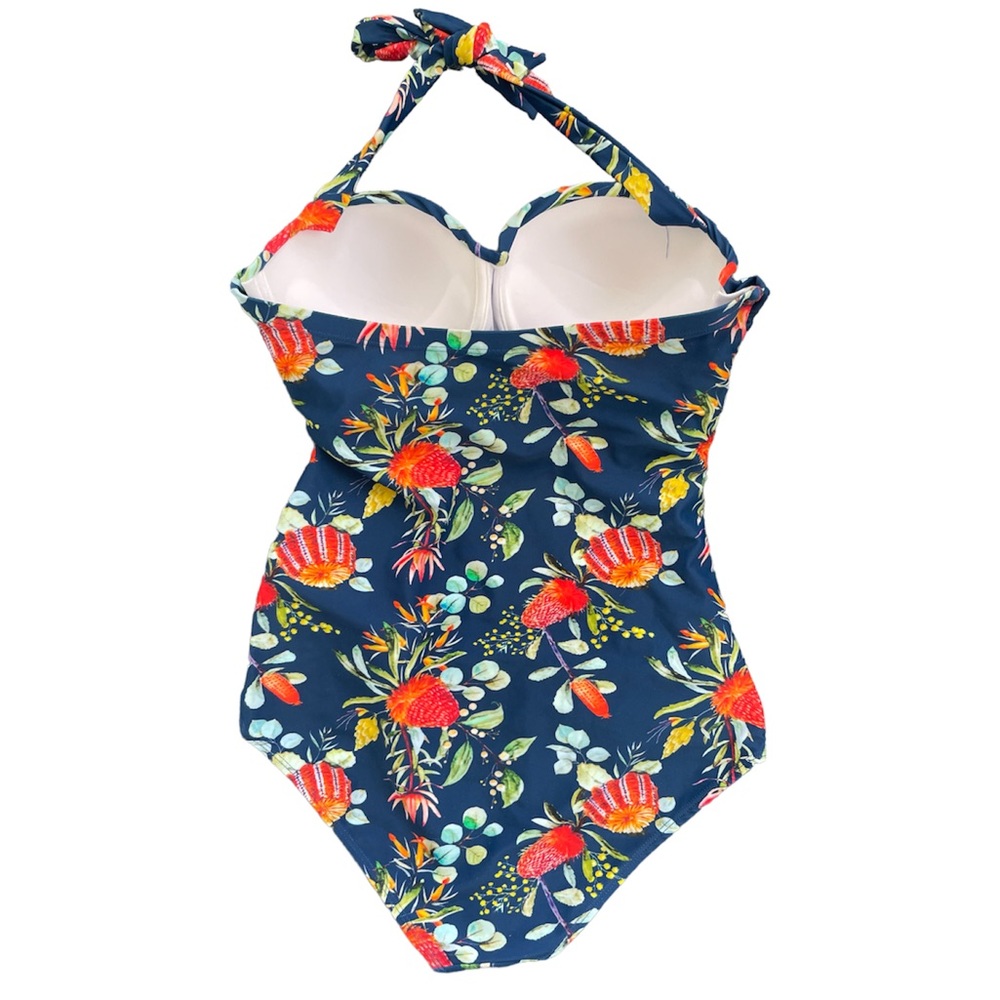 NWOT Boyleg Sarong front Swimsuit - Picture 4 of 4